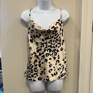 Escape by Blu Pepper Leopard Print Women's Top- medium